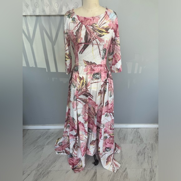 bechetti Dresses & Skirts - Bechetti- floral maxi dress made in Italy V3-3
